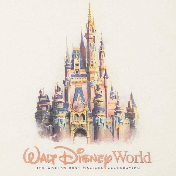 Disney Shirt For Women - Fantasyland Castle - Walt Disney 50th Anniversary - Picture 2 of 3